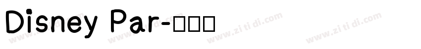 Disney Par字体转换
